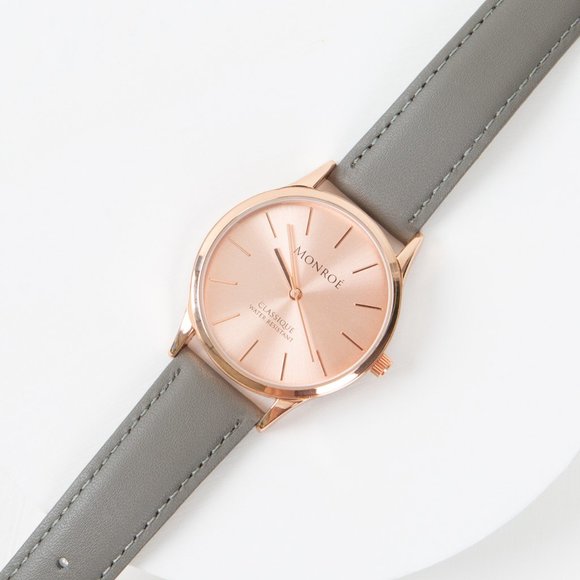 Monroe Classique Watch in Sunburst Solerose - Picture 3 of 6